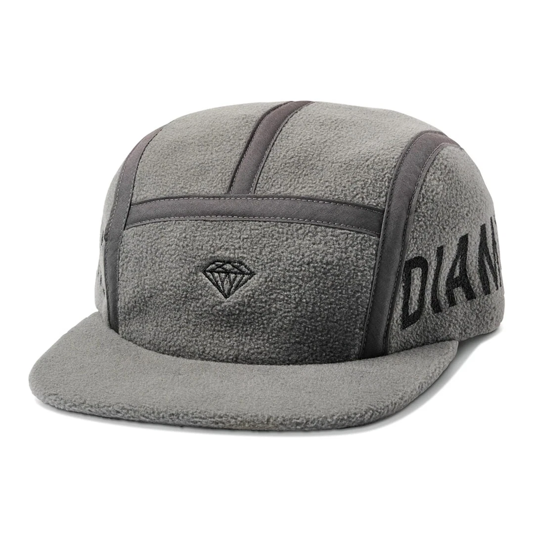 Diamond Supply Co "Micro Brillant Polar" Camper Hat (Gunmetal) Fleece Cap