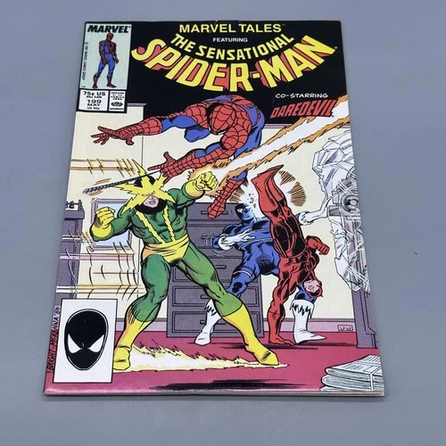 Vintage 1987 Marvel Tales Featuring Spider-Man #199 Comic Book Daredevil Electro