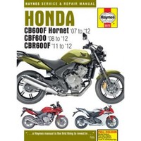 Honda CB600F Hornet, CBF600 Und CBR600F (2007-2012) Reparaturhandbuch Haynes