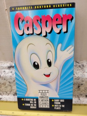 Casper VHS 1989 Animation Cartoon Classics Unicon Communications