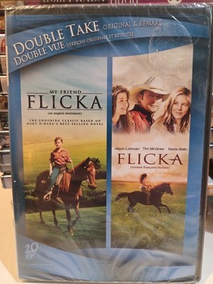 My Friend Flicka and Flicka Double take DVDs brand new sealed.  Tim McGRaw
