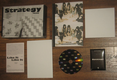 TWICE 14th Mini Album ''STRATEGY'' CD+Book+Two Folded Posters + Ten Photo Card Set