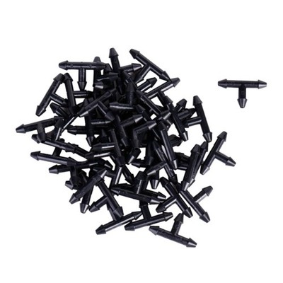 50Pcs 3,5mm Bewässerung T-Stück Schlauchverbinder Gart