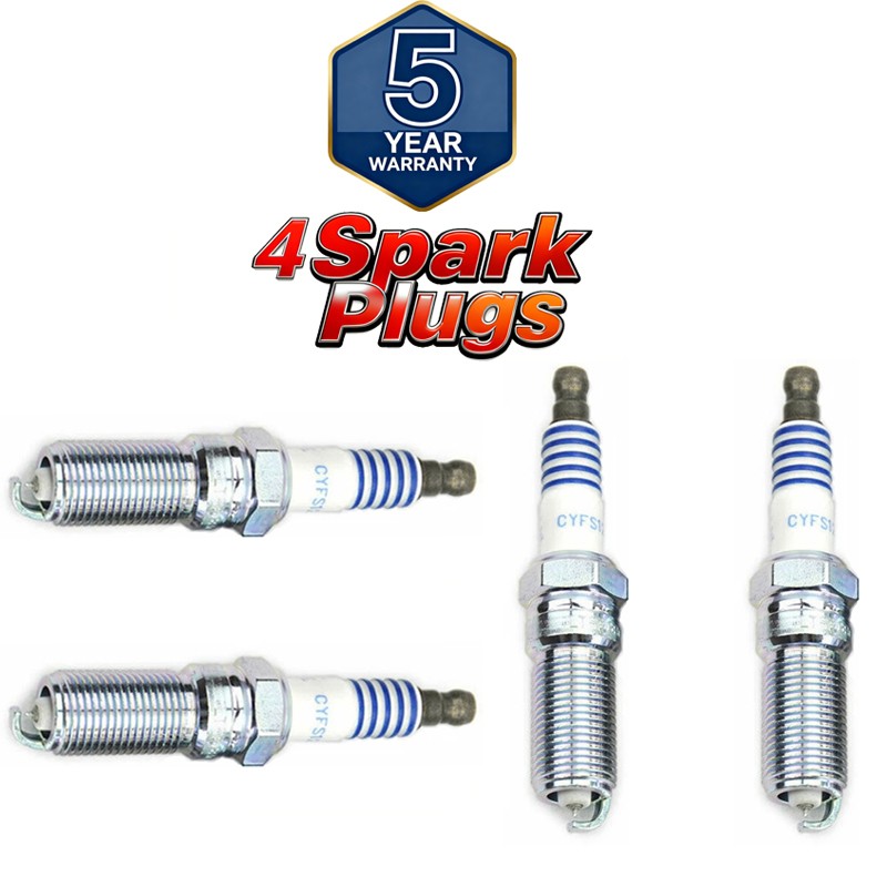 Set of 4 NEW LR025605 SPARK PLUG FITS FOR LAND ROVER RR SPORT LR2 RANGE DISCO