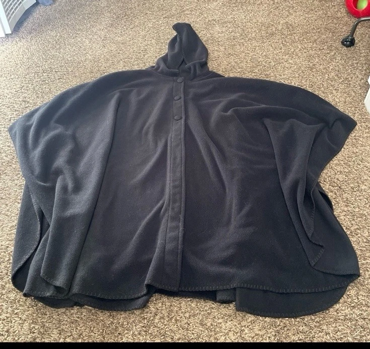 L.L. Bean vintage polartech Fleece traveler hooded poncho adult one size