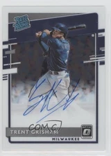 2020 Panini Donruss Optic Rated Rookie Signatures Trent Grisham #RRS-TG Auto RC