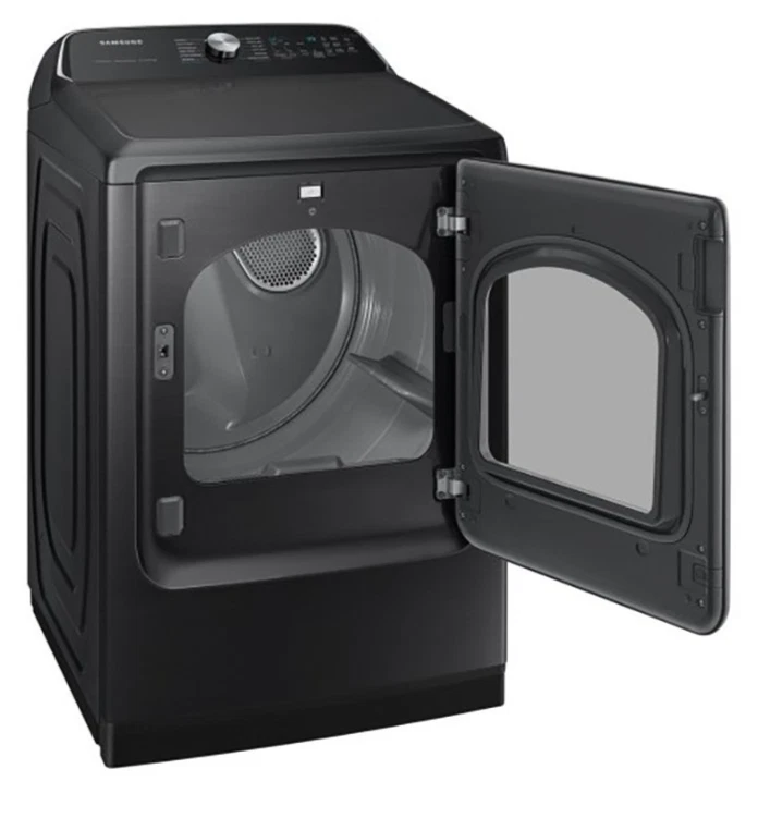 Samsung Smart Top Load 5,5 pés cúbicos Lavadora de pés e 7,4 pés cúbicos Conjunto combo de secadora elétrica pés - Imagem 4 de 4