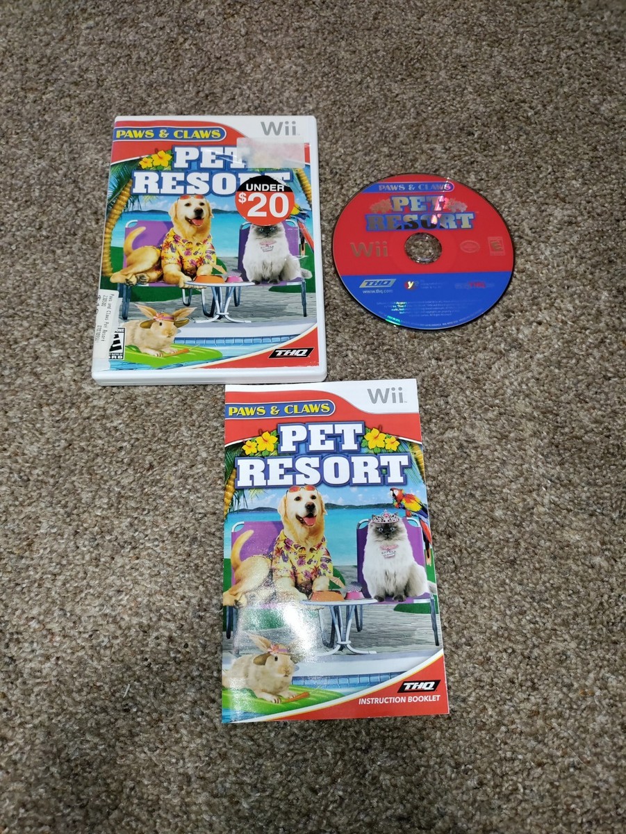Paws Claws Pet Resort Nintendo Wii Complete Tested Works - Main Image