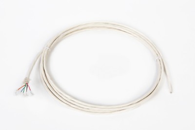 10ft 22AWG Shielded PTFE Wire – Silver Plated, Twisted Pair, 19-Strand Cable (M27500 Spec)