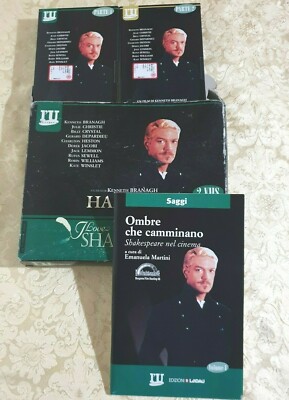 2VHS HAMLET I LOVE SHAKESPEARE BRANAGH WILLIAMS HESTON WINSLET KOMPLETT MIT AUFSÄTZEN