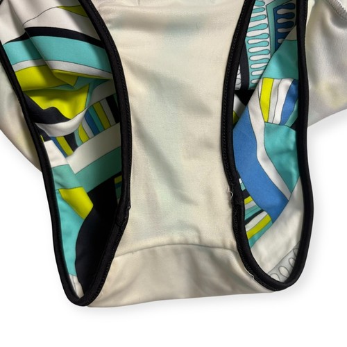 Costume intero Emilio Pucci colorato motivo geometrico schiena aperta donna 40 - Foto 14 di 14