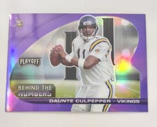2021 Daunte Culpepper Playoff Behind The Numbers PURPLE Prizm #BTN-DCU. Vikings 