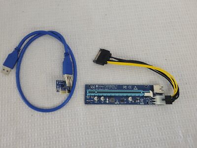 Pci-e riser cable 4 pin graphic extension