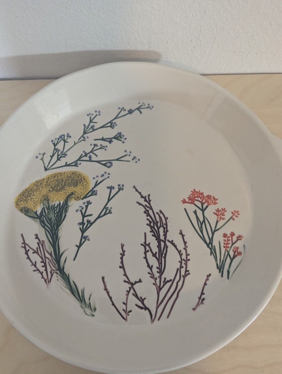 Anthropologie DAGNY Baking Dish Pie Plate Ceramic Anthropologie