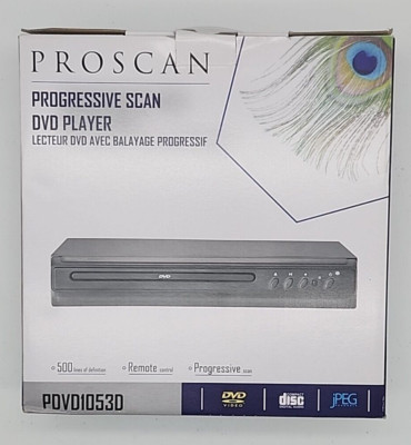Compact DVD Player Proscan PDVD1053D Progressive Scan Compact DVD Player