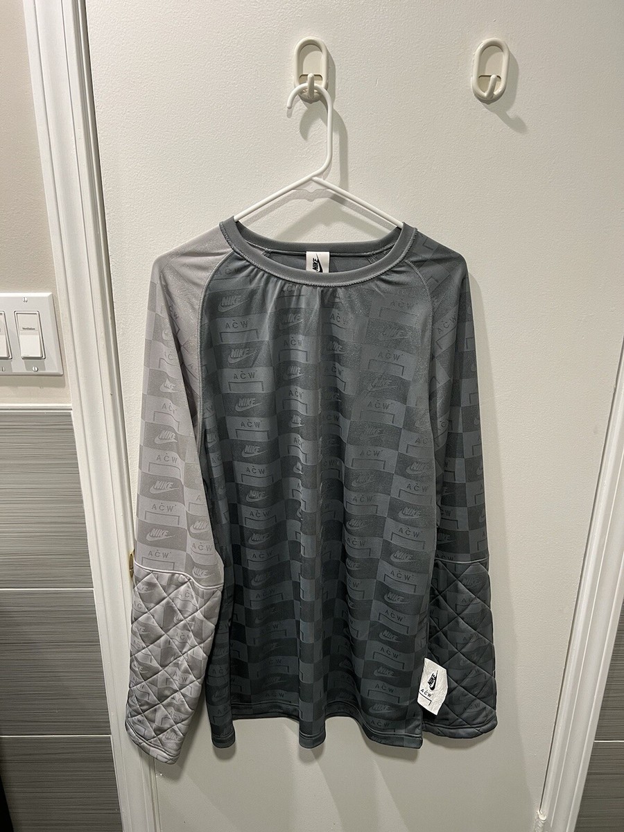 Nike A Cold Wall ACW Long Sleeve Top Cool Grey Men's Size Small