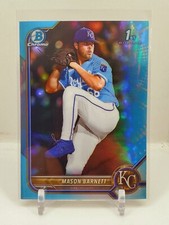 NON AUTO 2022 Bowman Chrome 1st Mason Barnett Sky Blue Refractor Royals RC SP C2