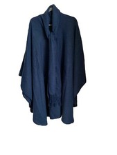 Alpaca Blend Womens Poncho Cape W Fringed Scarf Made in Peru Andean Sun