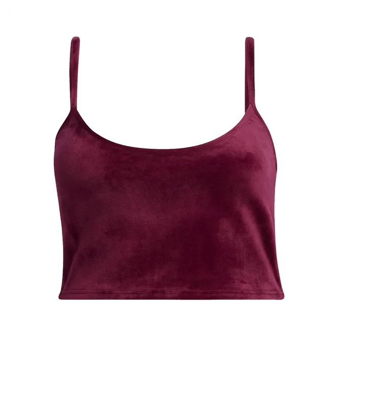 Camiseta sin mangas corta Adidas X Ivy Park madera de cerezo terciopelo talla 2X nueva con etiquetas Foto 2 de 4