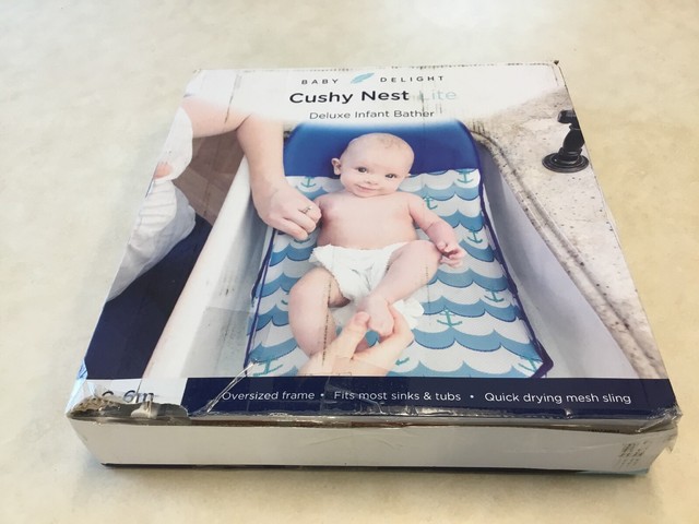 baby delight cushy nest lite bather