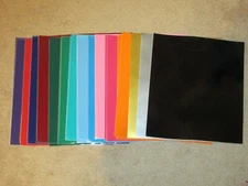 Oracal 651 adhesive Glossy vinyl sheets 12x13 sheets - 29 pages