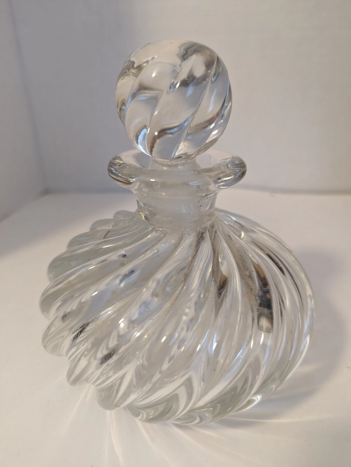 Imitation Glass Decanter & Stopper Alexandre De Paris Aventurine Hand Blown