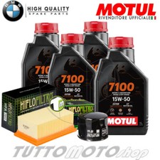 KIT TAGLIANDO BMW F700GS 2012 2013 2014 2015 F 700 GS MOTUL 7100 15W50 FILTRI