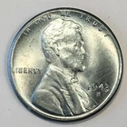 1943-S Lincoln Cent Steel Wartime  Superb Uncirculated  High Quality Scans #i400