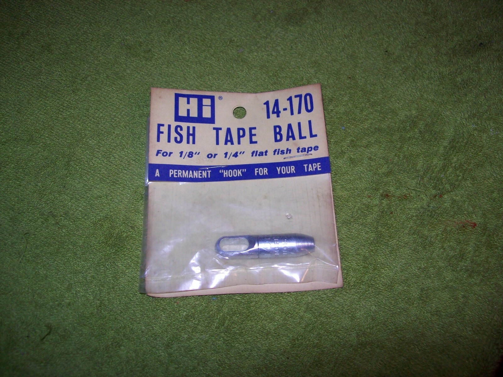 Vintage HI Holub Industries ITT FISH TAPE BALL 14170 for 1/4" or 1/8" flat tape eBay