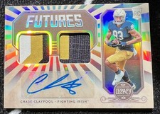 Chase Claypool 2020 Legacy Futures 3 Color Patch Auto. Bears Steelers Irish