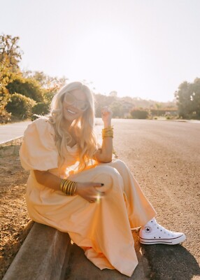 free people ain't she a beaut midi dress Free People Ain't She A Beaut Midi Dress in Hot Spring