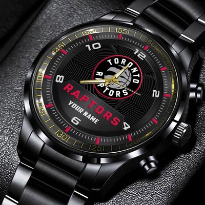 Toronto Raptors Men's Stainless Metal Watch