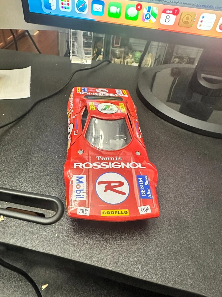 Lancia Stratos  1:24 scale model toy car - Burago Italy 1980s Vintage Rossignol - Image 3 of 4