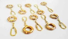 Brass- Key chain Nautical Swimming Tube Key Ring Lot Of 50 unit