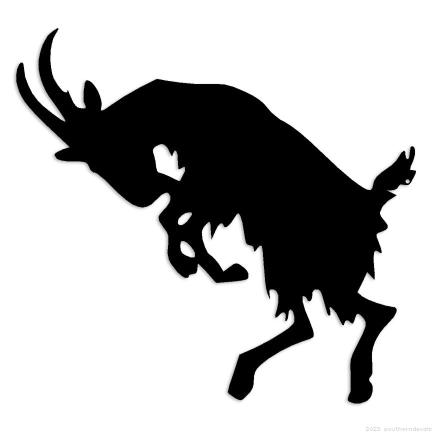 Billy Goat - Decal Sticker - Multiple Colors & Sizes - ebn6074 | eBay