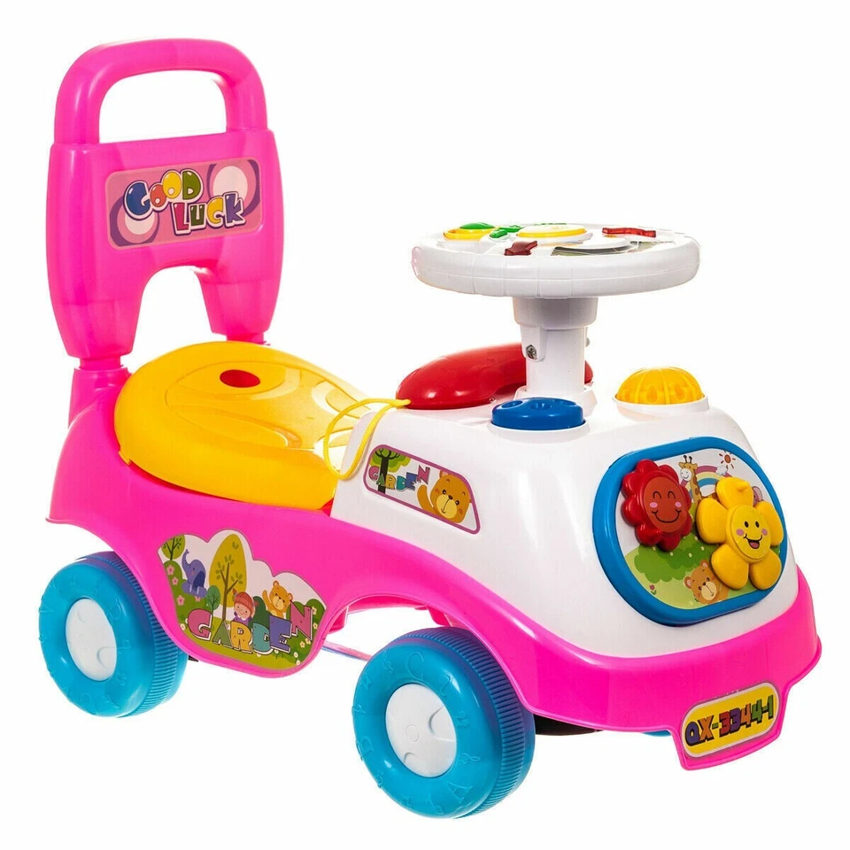 My First Ride on Kids Toy Car Boys Girls Push Along Car Ride For Kids Toddlers - Image 3 of 4