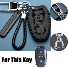 Leather Car Key Case Cover For Citroen C3 C4 C5 Ds 5 3 For Peugeot 508 2008 3008 Leather Car Key Case Cover For Citroen C3 C4 C5 Ds 5 3 For Peugeot 508 2008 3008