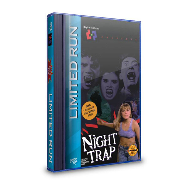 Night Trap Sega CD Limited Run Games - Brand New + Sealed! | eBay