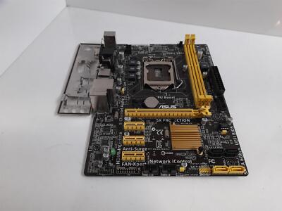ASUS H81M-PLUS Sockel LGA1150 DDR3 Micro ATX Mainboard mit I/O Shield