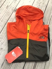The North Face Boys Fanorak Windbreaker Jacket Graphite Grey Boys SZ Large Core