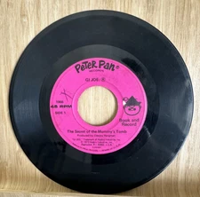 GI Joe The Secret Of The Mummy's Tomb- 45RPM Peter Pan Records Record Only ARAH