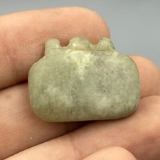 Ancient Roman Genuine Jade Pendant Old Amulet
