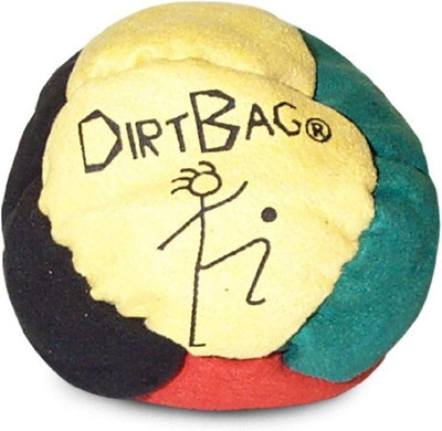 World Footbag Dirtbag Footbag 8-Panel Synthetic Suede and Sand Filled Hacky 