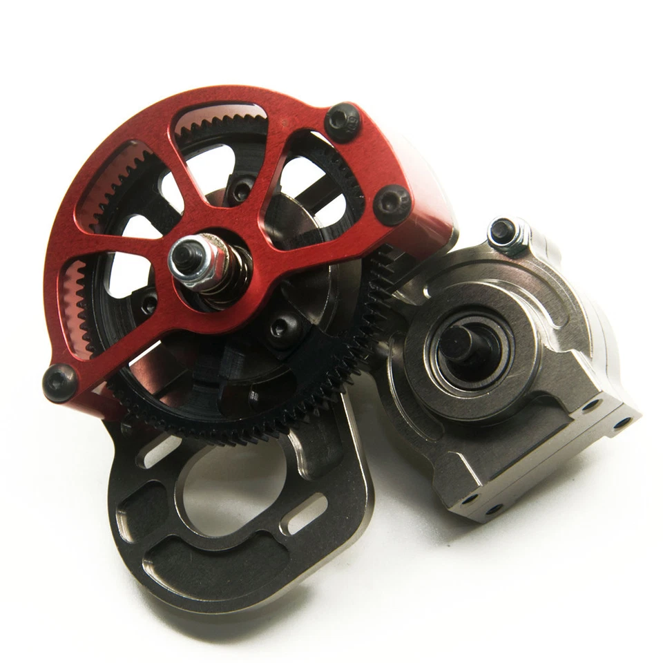 Metall Motorgetriebe&Staubschutz Getriebe Gearbox für SCX10 D90 1/10 RC Crawler - Bild 2 von 4