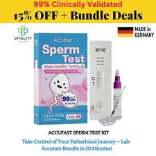 Accufast Sperm Test Kit For Male Pregnancy Preparation Sperm Count Test