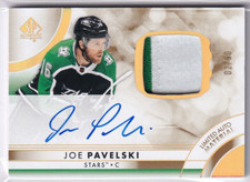 2023-24 Upper Deck SP Authentic Hockey Joe Pavelski Limited Auto Material #02/50