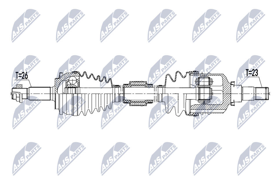 DRIVE SHAFT NPW-TY-159 FOR TOYOTA 1NR-FE 1.3L 4ZZ-FE 1.4L 1ZR-FAE/FE 1.6L 4cyl - Image 7