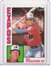 1984 Topps Jim Wohlford #253 Baseball Card NH-Mint - Expos