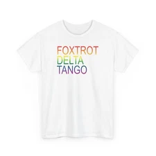 Foxtrot Delta Tango Anti-Maga, F Donald Trump America Gildan All Cotton T-Shirt