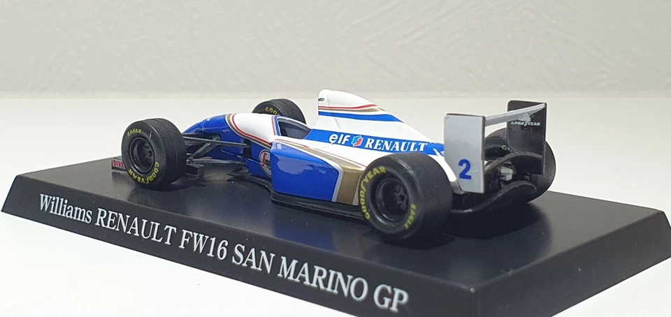 1/64 Aoshima Williams F1 1994 FW16 SAN MARINO #2 AYRTON SENNA diecast car model - Image 3 of 4
